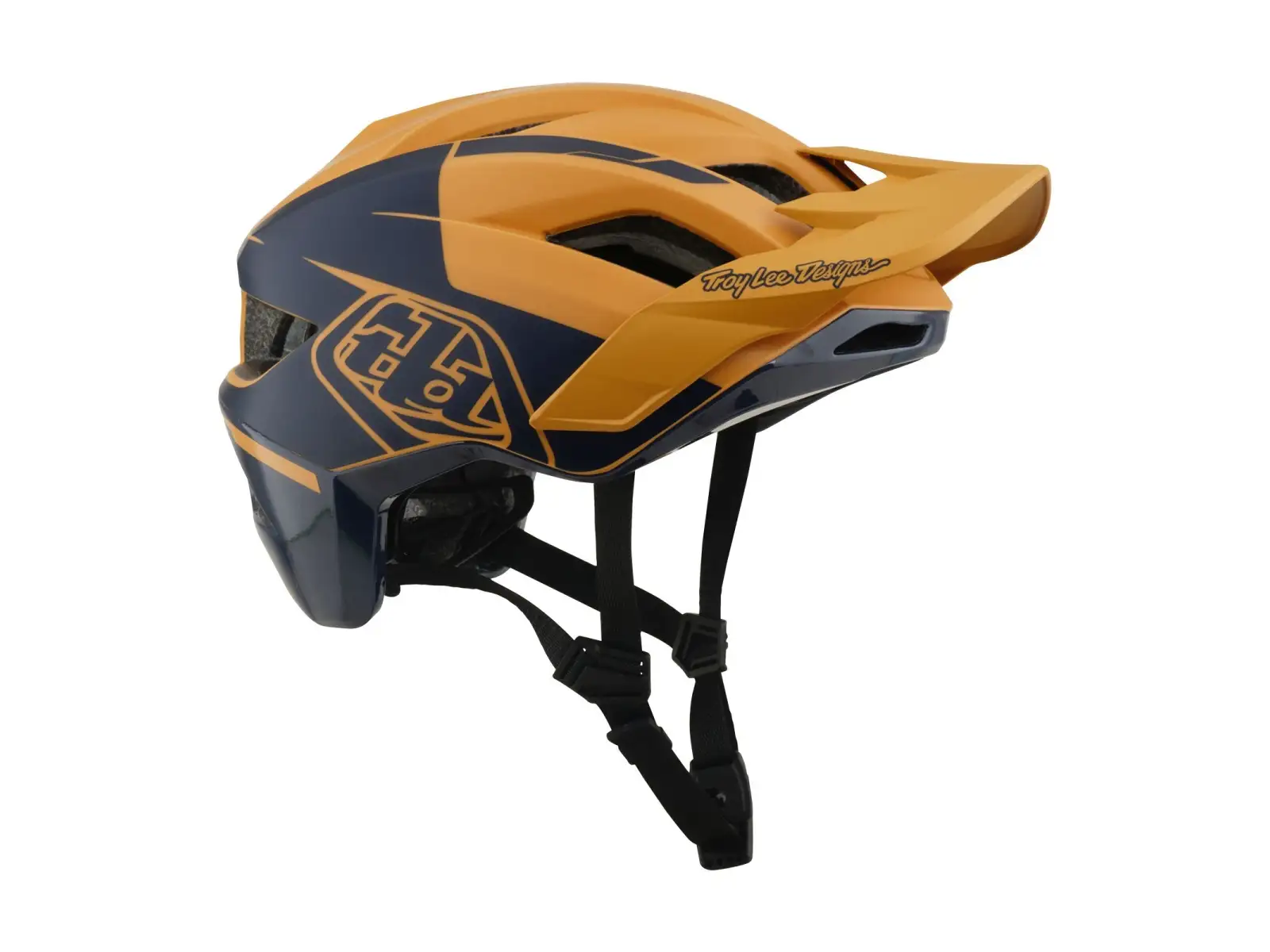 Troy Lee Designs Flowline SE MIPS Helm Hydro Mustard / Black Iris