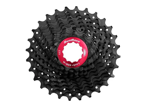 Sunrace CS-RX1 Black Straßenkassette 11-Gang 11-28 Z.