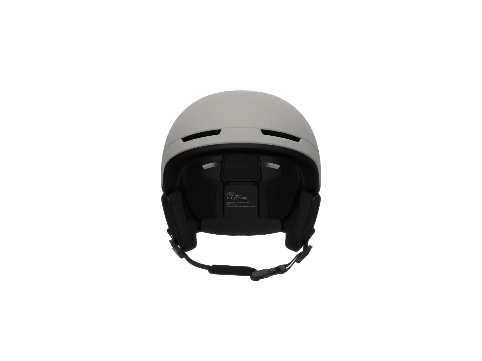 POC Obex Contour Communication Skihelm Mineral Grey Matt/Hydrogen White Matt