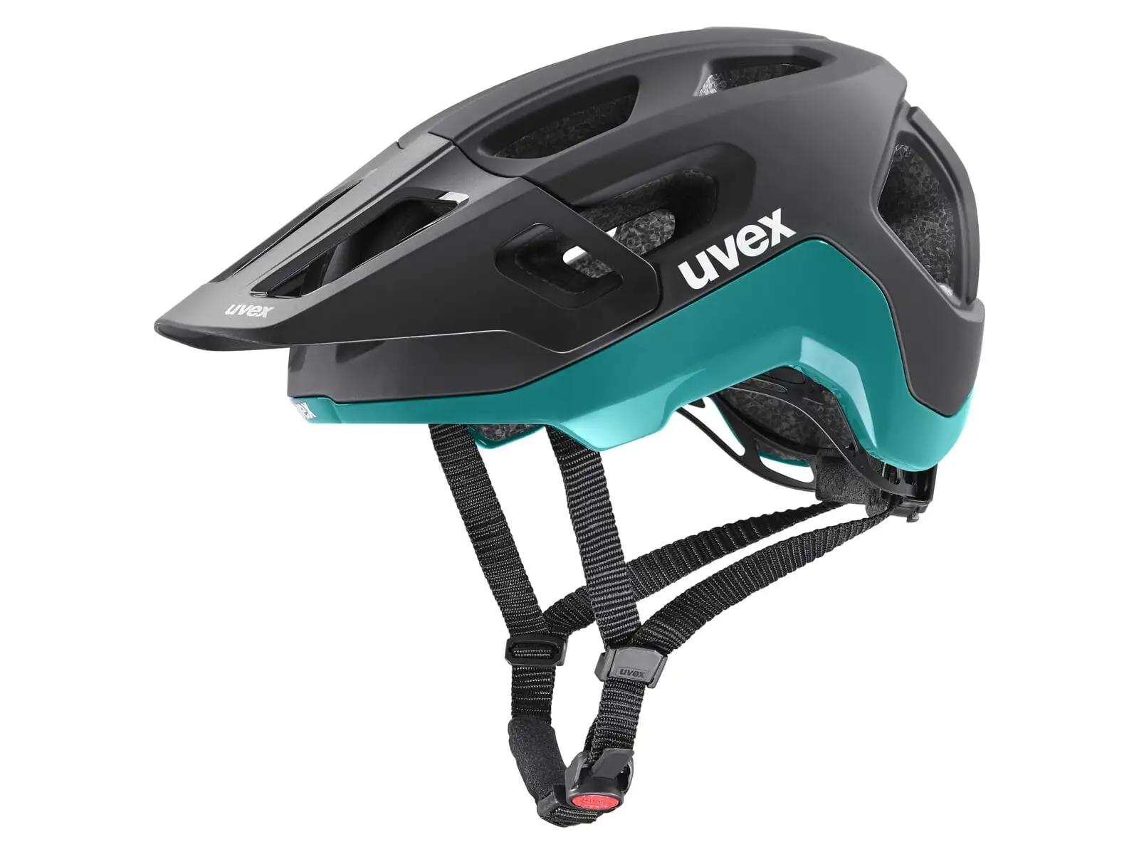 Uvex React Helm Black/Teal Matt