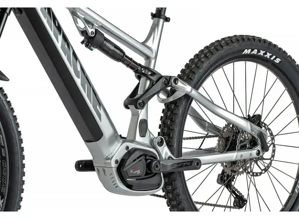 Apache Quruk 3 Vollgefedertes E-Bike (Bosch 750 Wh) Silber