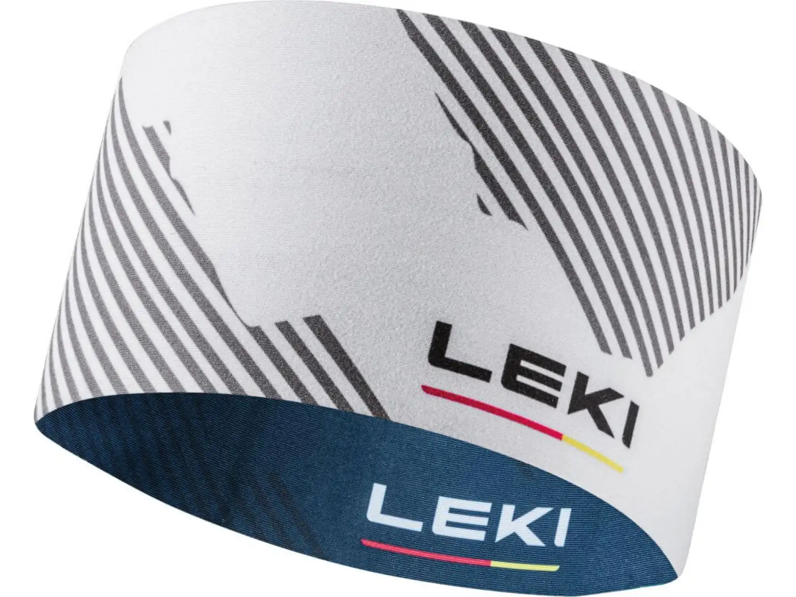 Leki XC Stirnband dunkles Jeansblau/Weiß/Grau Einheitsgröße