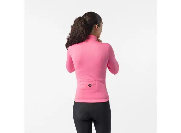 Castelli Sinergia 3 Damen-Trikot Langarm Rosa giro