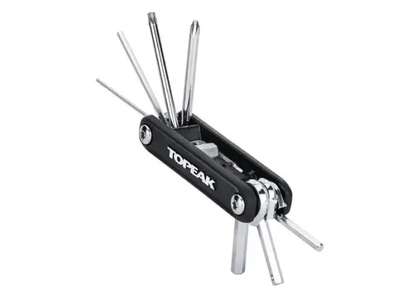 Topeak X-Tool+ Multifunktionswerkzeug 11 Funktionen Schwarz