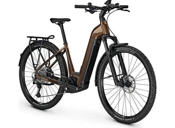 Focus Aventura2 6.8 WA 625Wh Mountain E-Bike in Golden Brown Glossy.