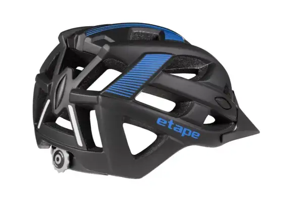 Etape Escape Fahrradhelm schwarz/blau matt