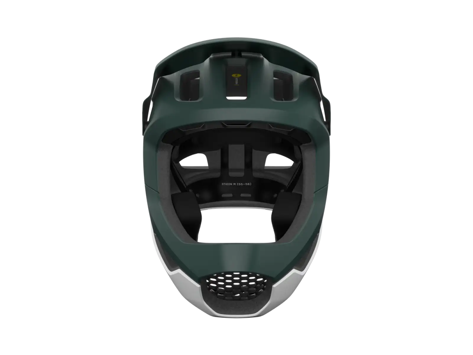 POC Otocon Race MIPS MTB Helm Pargasite Green Matt/Hydrogen White Matt