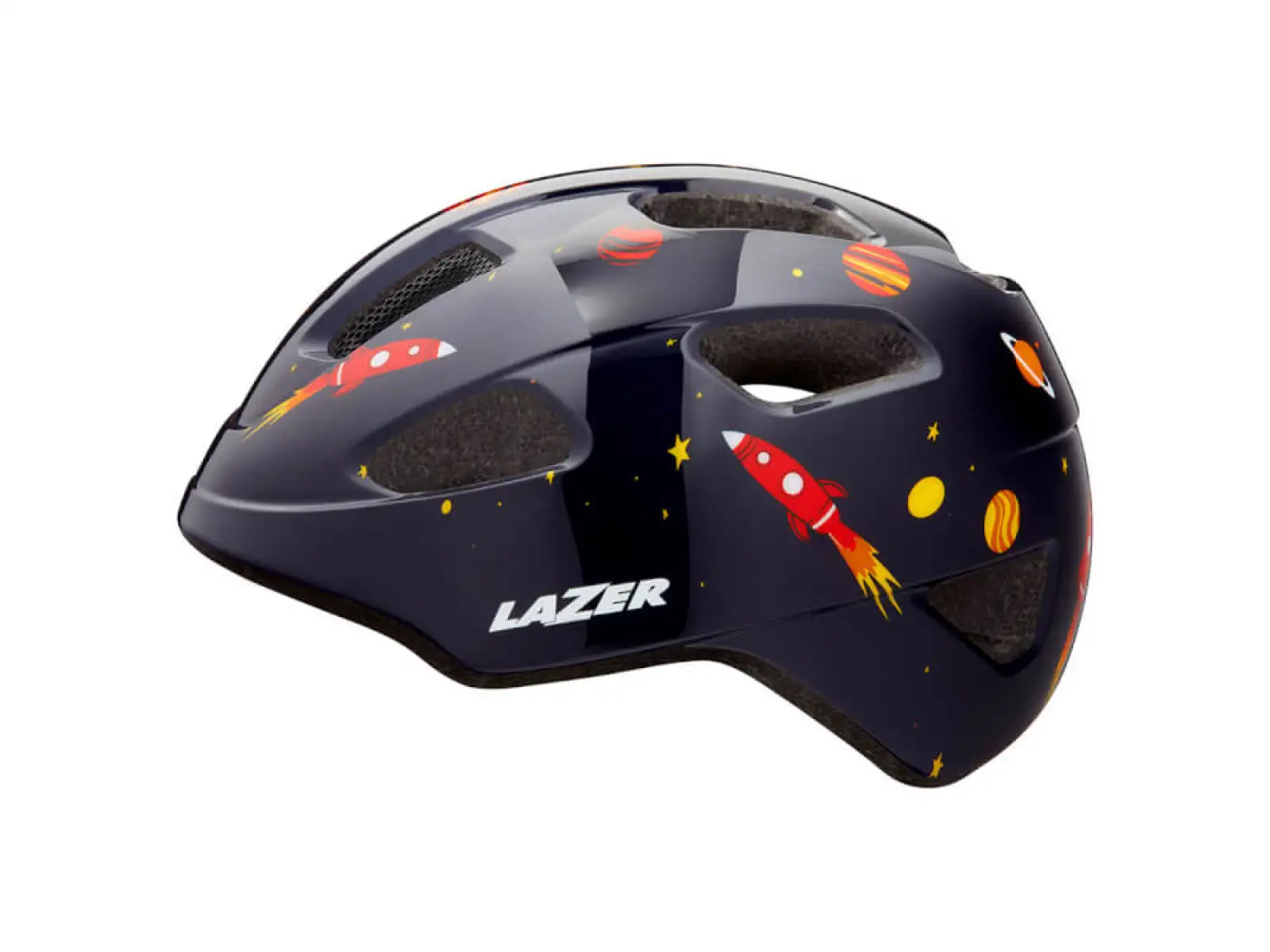 Lazer NUTZ KC Kinderhelm Schwarz Space Größe Uni (50-56 cm)