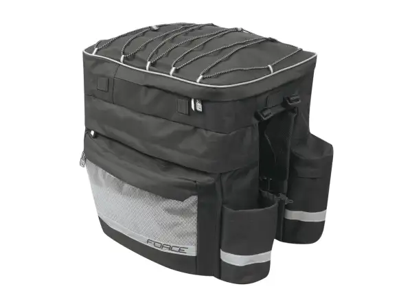 Force Target Dreifachtasche für Gepäckträger 35 l schwarz