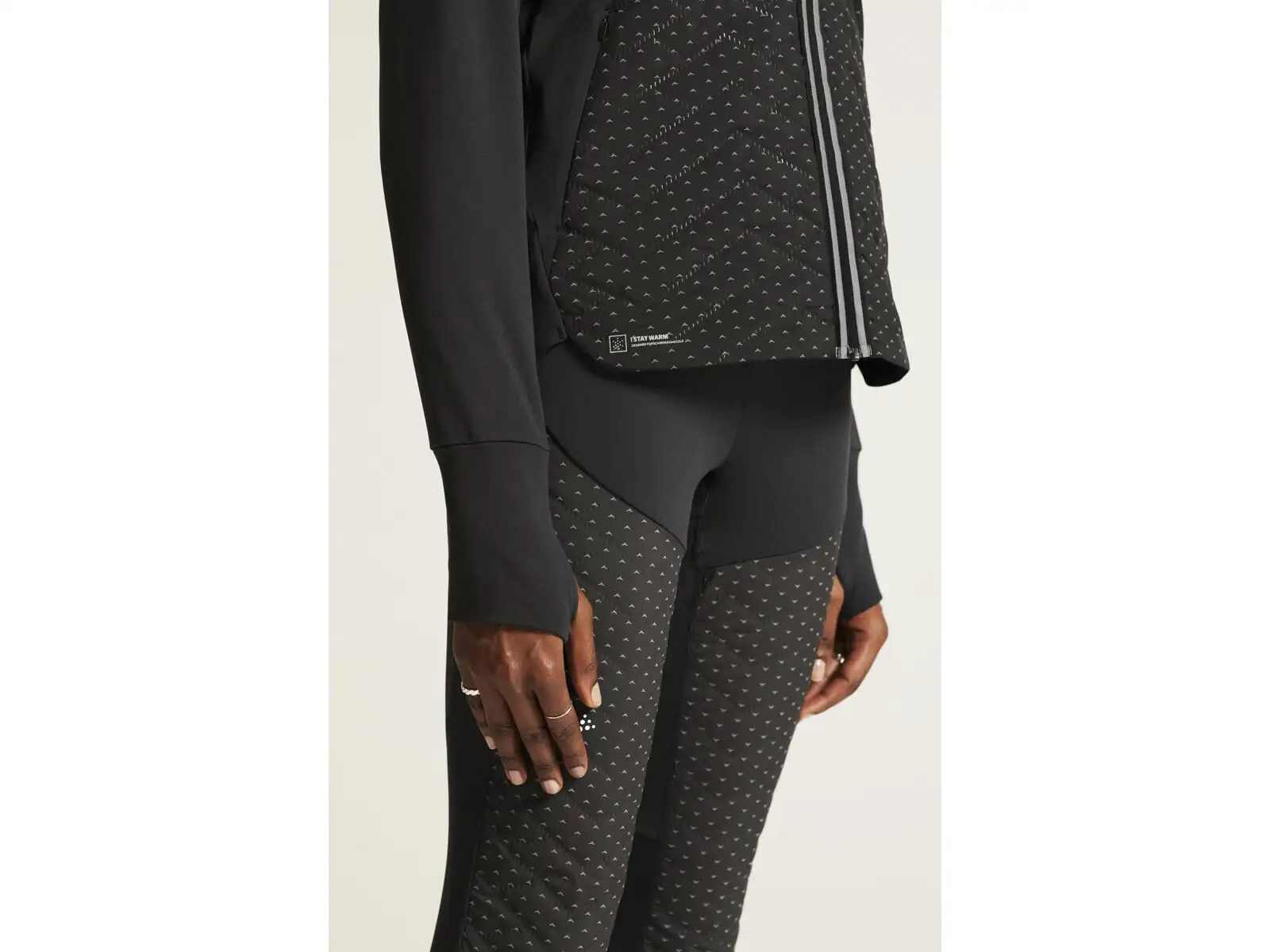 Craft ADV SubZ Lumen Damen Laufjacke schwarz
