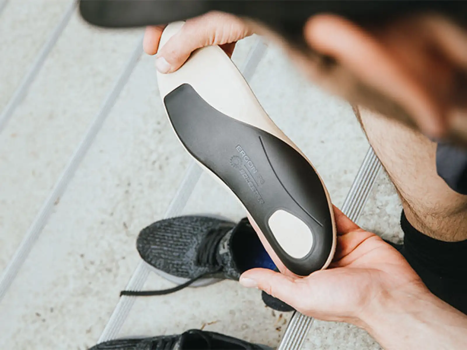 Ergon IP Touring Solestar Einlagen für Schuhe Schwarz