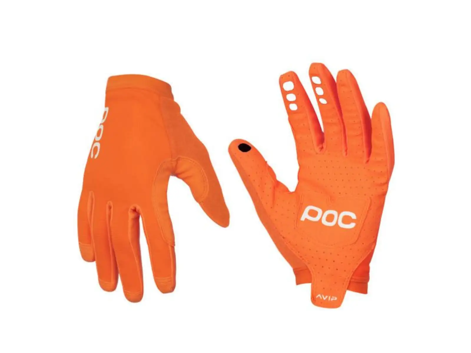 POC Avip Long Handschuhe Zink Orange