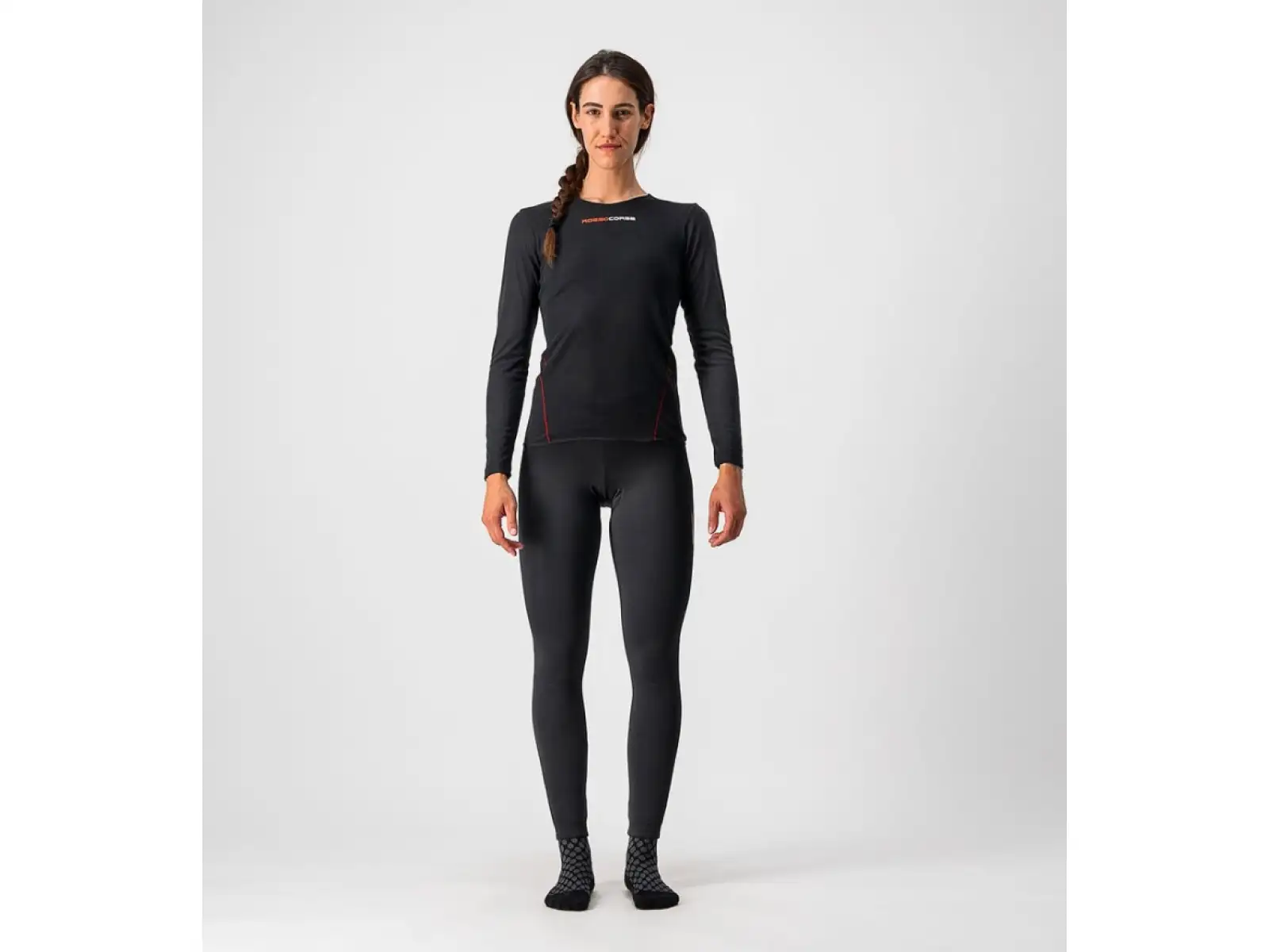 Castelli Prosecco Damen Langarm-Shirt Schwarz