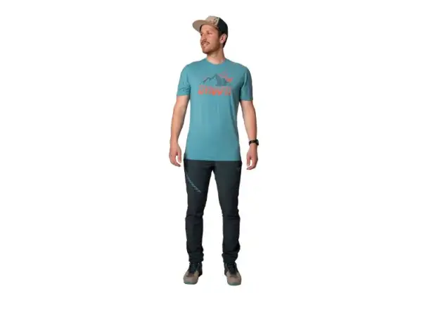 Dynafit Transalper Grafik Herren T-Shirt kurzarm Blaubeere