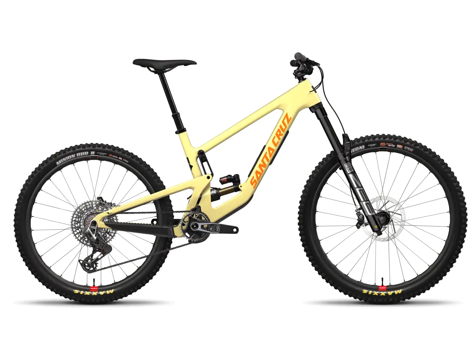 Santa Cruz Nomad 6 CC MX X0 AXS RSV Vollgefedertes Fahrrad Gloss Marigold Yellow
