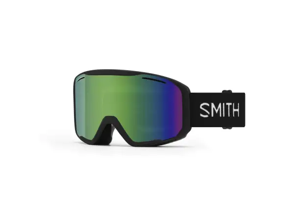 Smith Blazer Skibrille Black / Green Sol-X Mirror