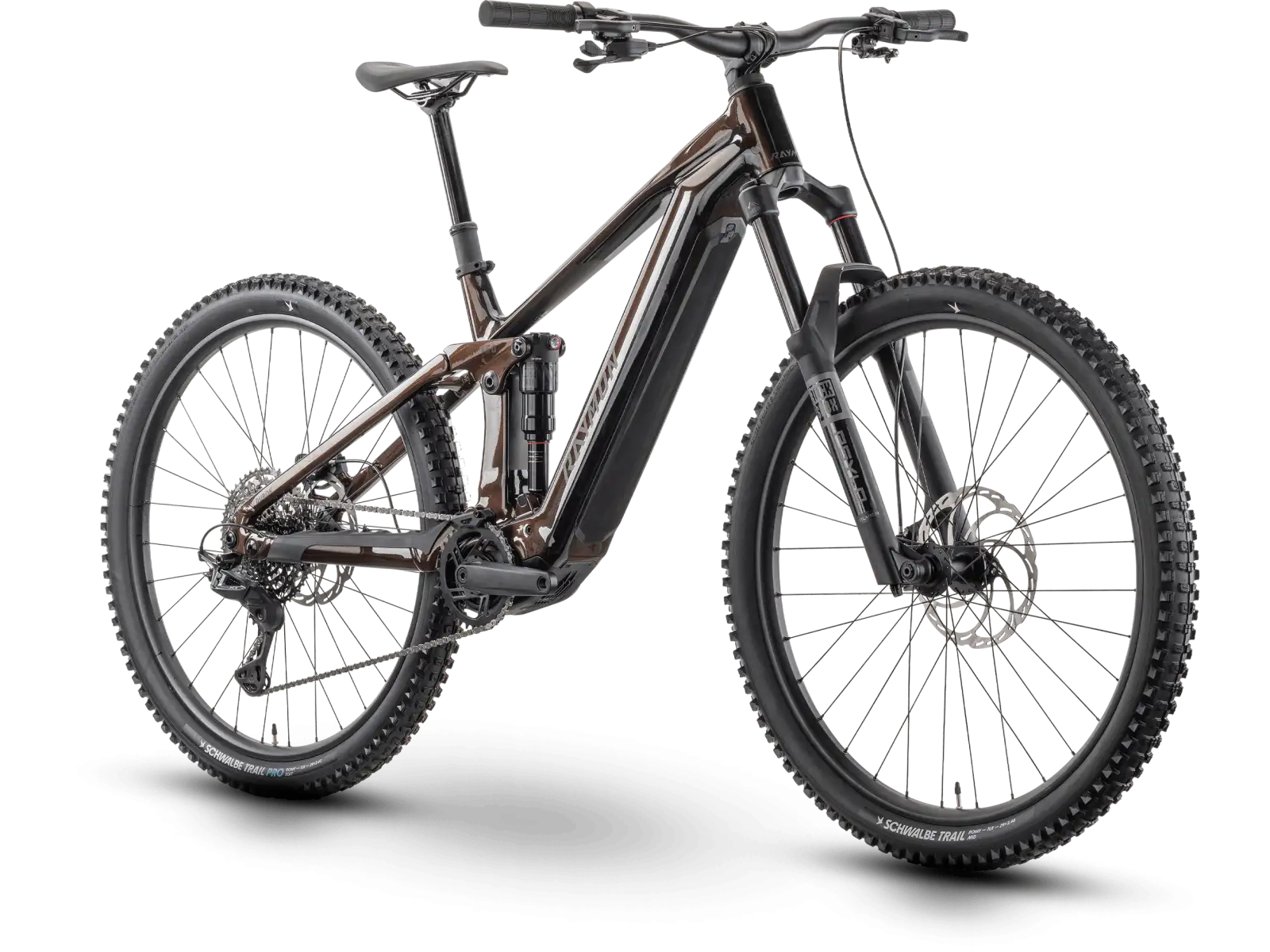 Raymon Durok Pro 29" 11s XT vollgefedertes E-Bike Toffeebrown