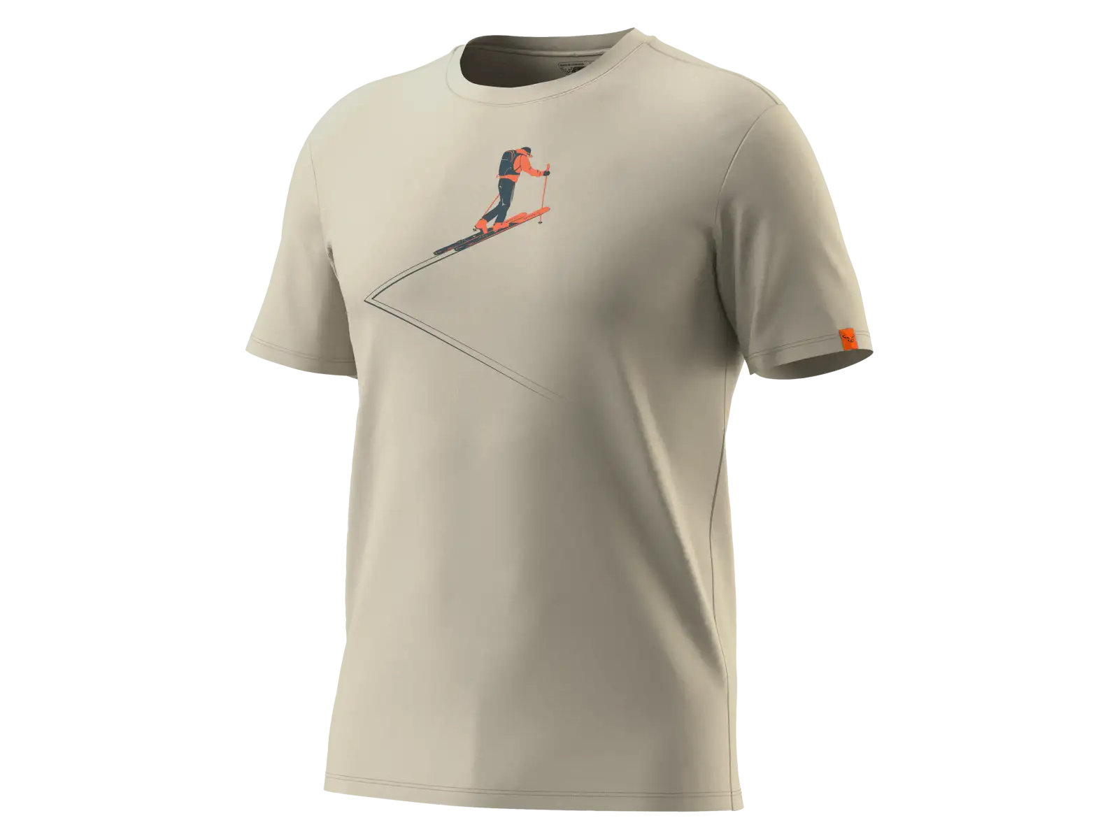 Dynafit Graphic Cotton Herren T-Shirt Kurzarm Smoke Blue/Tabloid