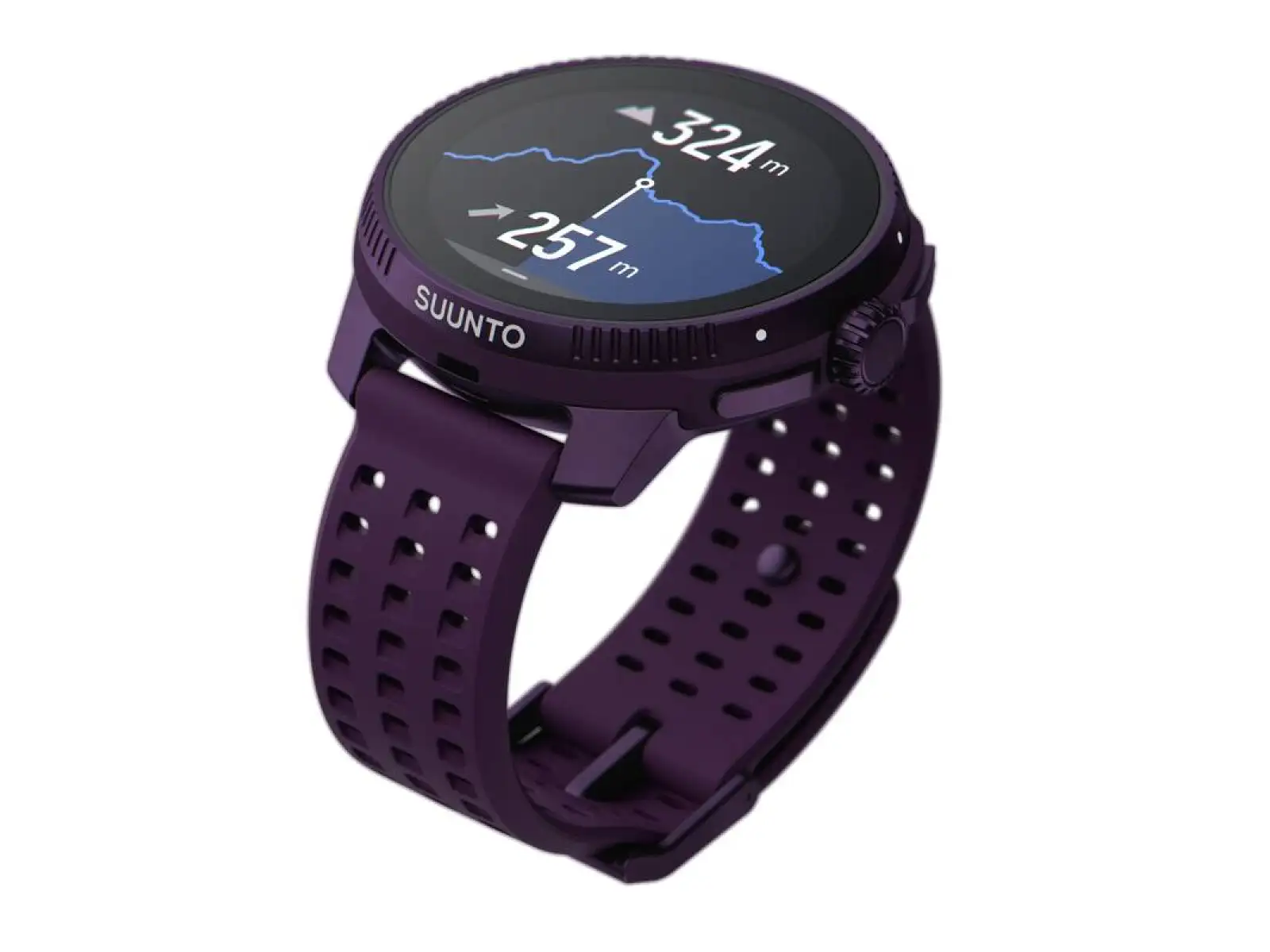 Die Suunto Race Titanium Smartwatch Amethyst.