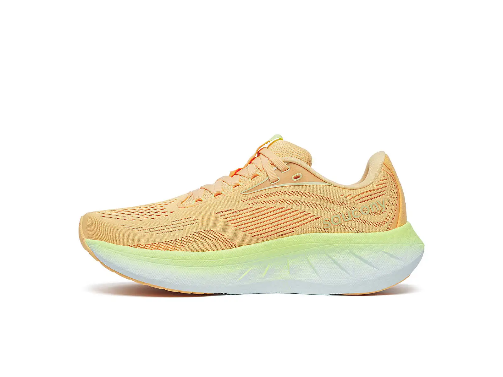 Saucony Ride Damen-Laufschuhe Peach/Sunny