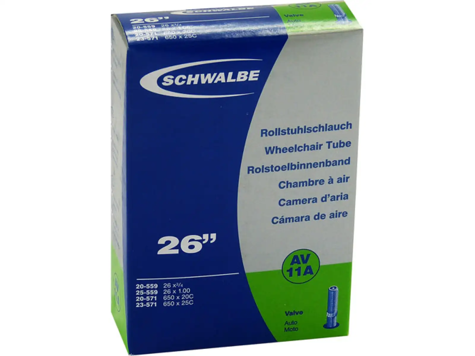 Schwalbe Schlauch MTB 26x1,00" (Nr.11A)