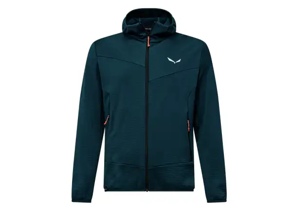 Salewa Puez Altavia Polarlite Hooded Herren Sweatshirt Pond Blue