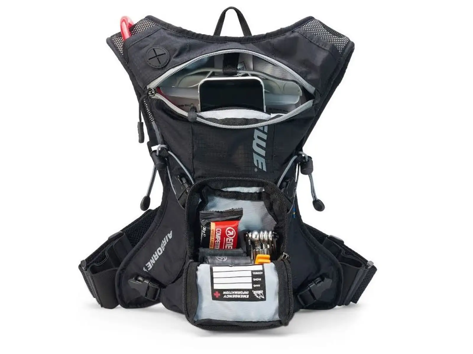 USWE Airbone 3 Rucksack 3l Schwarz/Grau