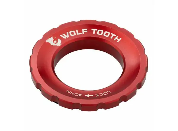 Wolf Tooth Centerlock Außenmutter rot