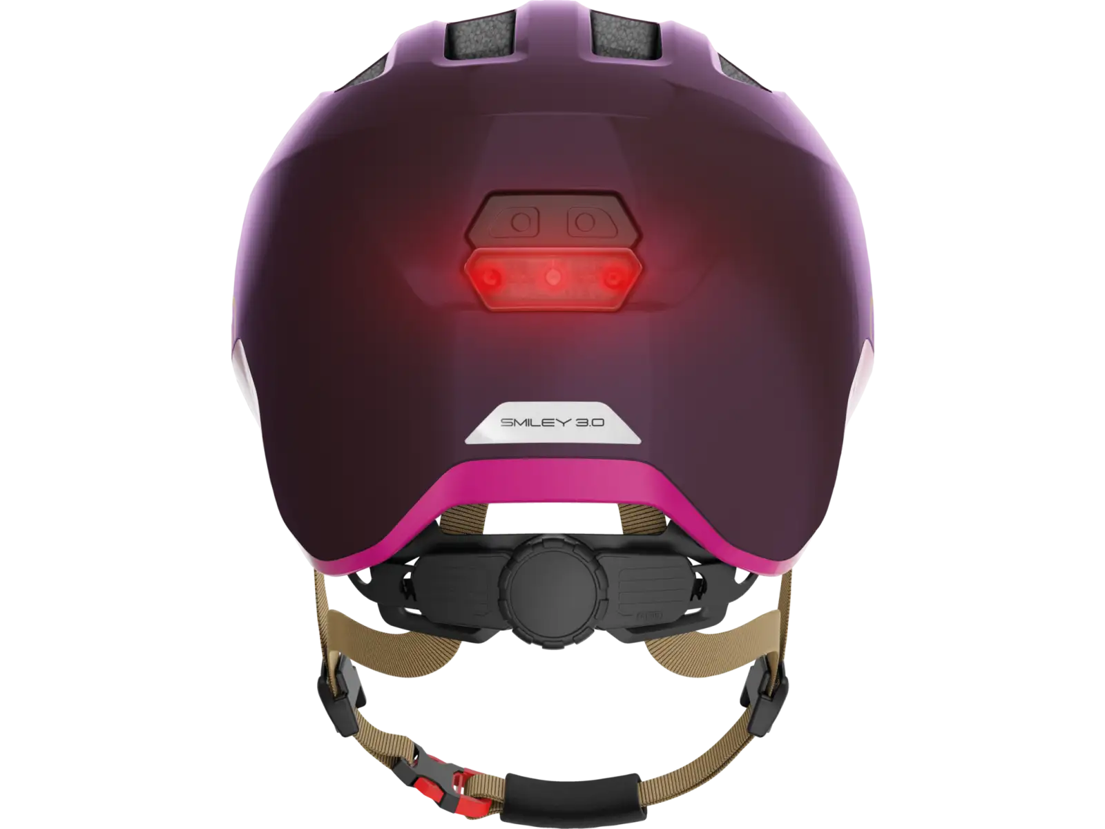 Abus Smiley 3.0 ACE LED – Kinderhelm – Royal Purple