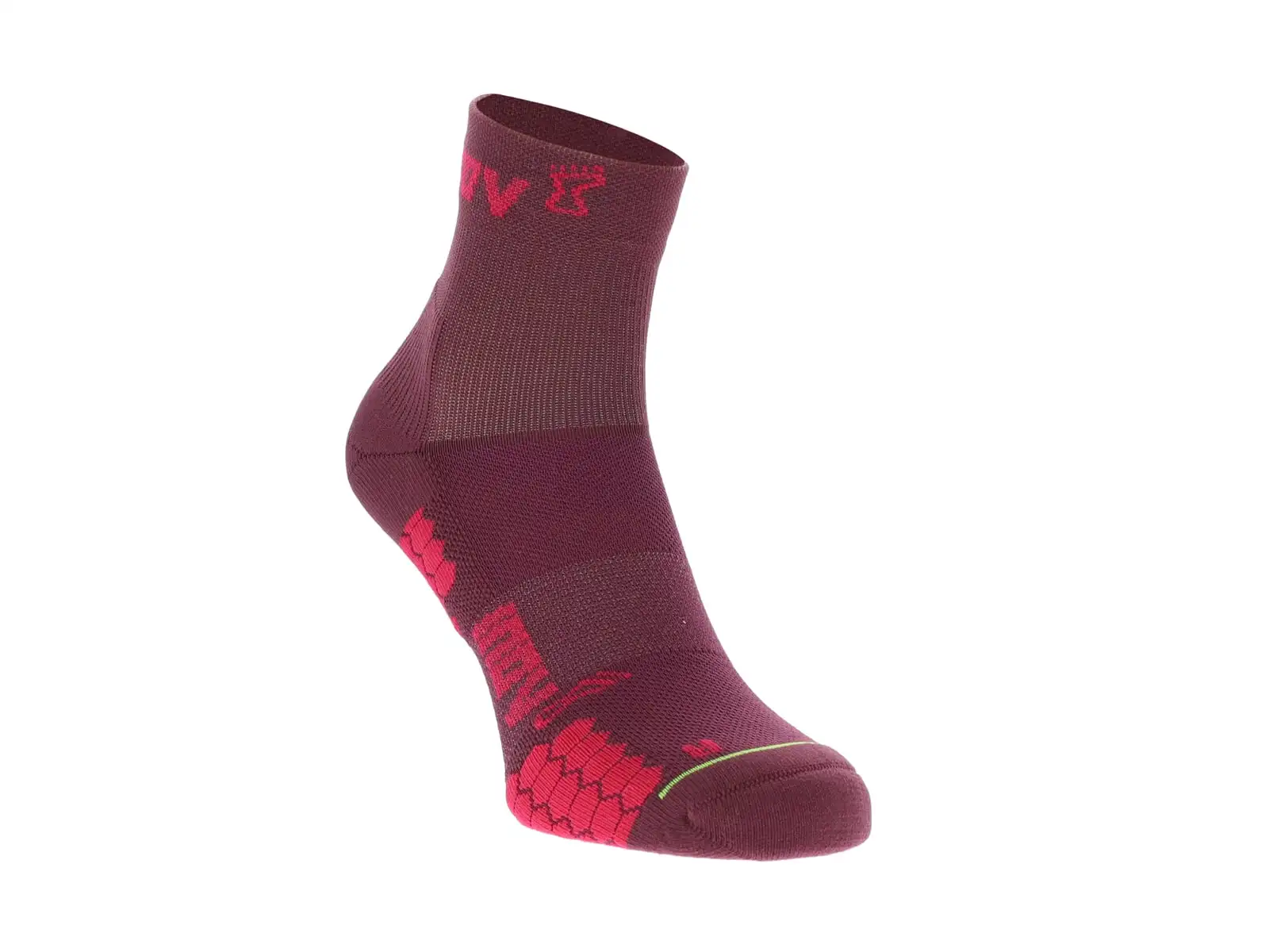 Inov-8 Trailfly mittelhohe Socken teal/lila