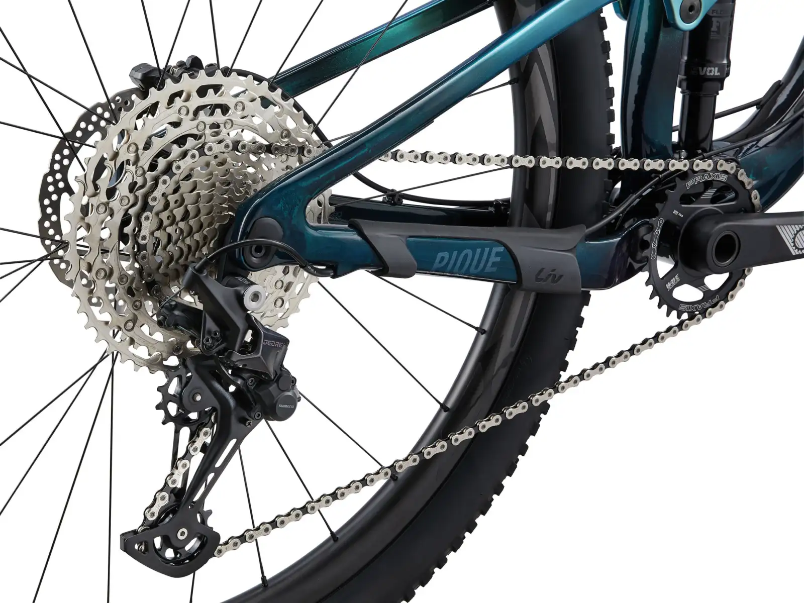 Liv Pique Advanced Pro 29 Mountainbike Phoenix Fanatic Teal/Dark Green
