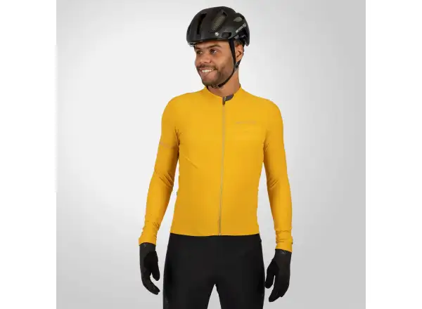 Endura Pro SL II Herrentrikot langarm Senf