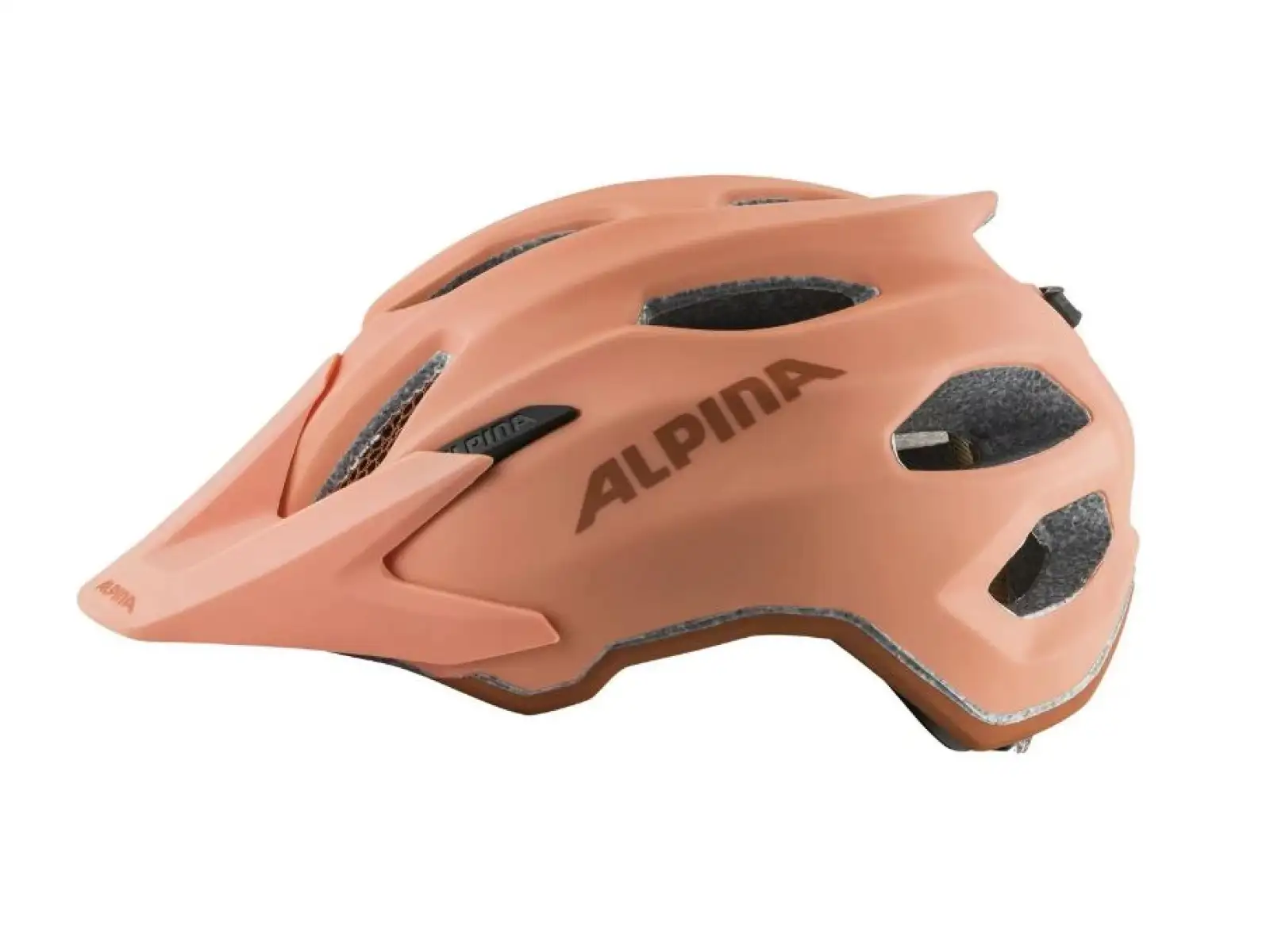 Alpina Carapax JR. Kinderhelm Peach Matt