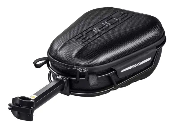 Force Crust XL Satteltasche mit Halterung schwarz