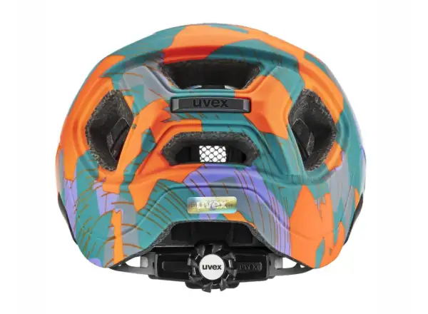 Uvex React Jr. Kinderhelm Papaya/Camo Matt