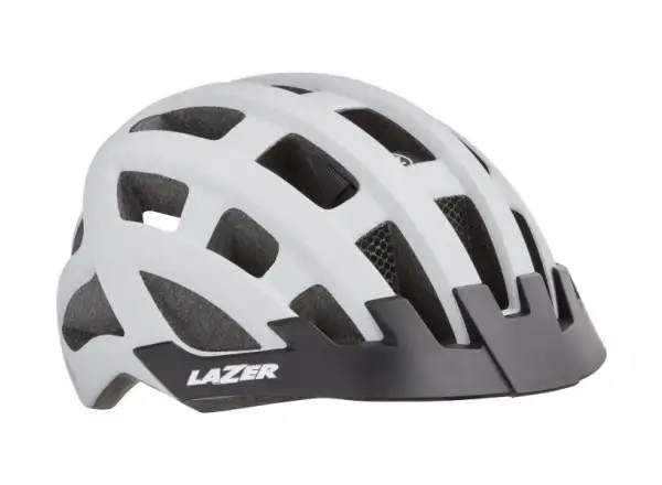 Lazer Compact DLX Helm Mattes Weiß, Größe Uni (54-61 cm)