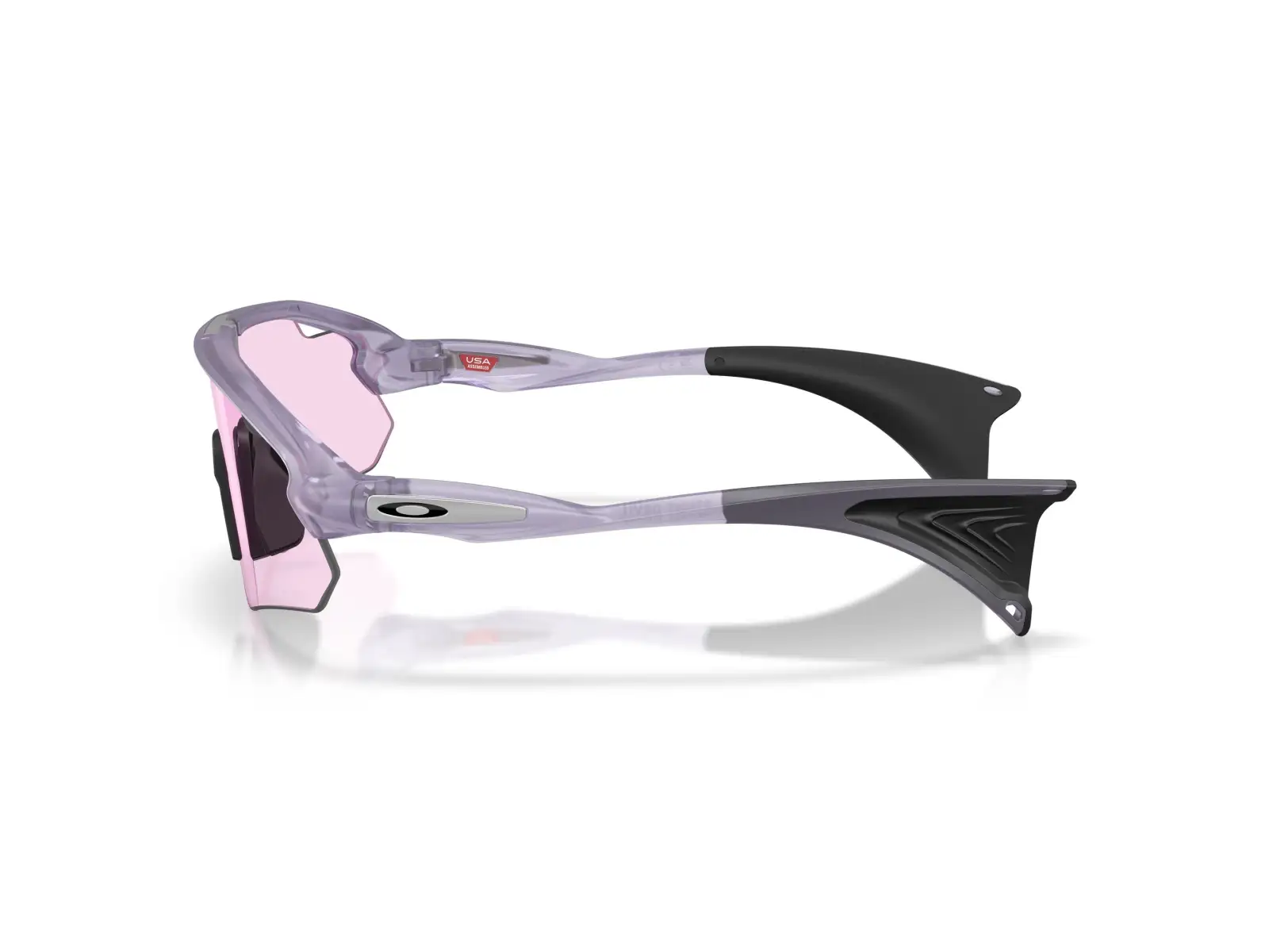 Oakley Stunt Devil A Sportbrille Transparent Lilac/Prizm Low Light