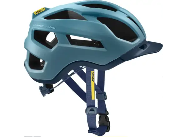 Mavic Echappée Trail Pro Damenhelm blau Piratenschwarz/feuriges Koralle 2018 Größe M AUSGEPAKETET