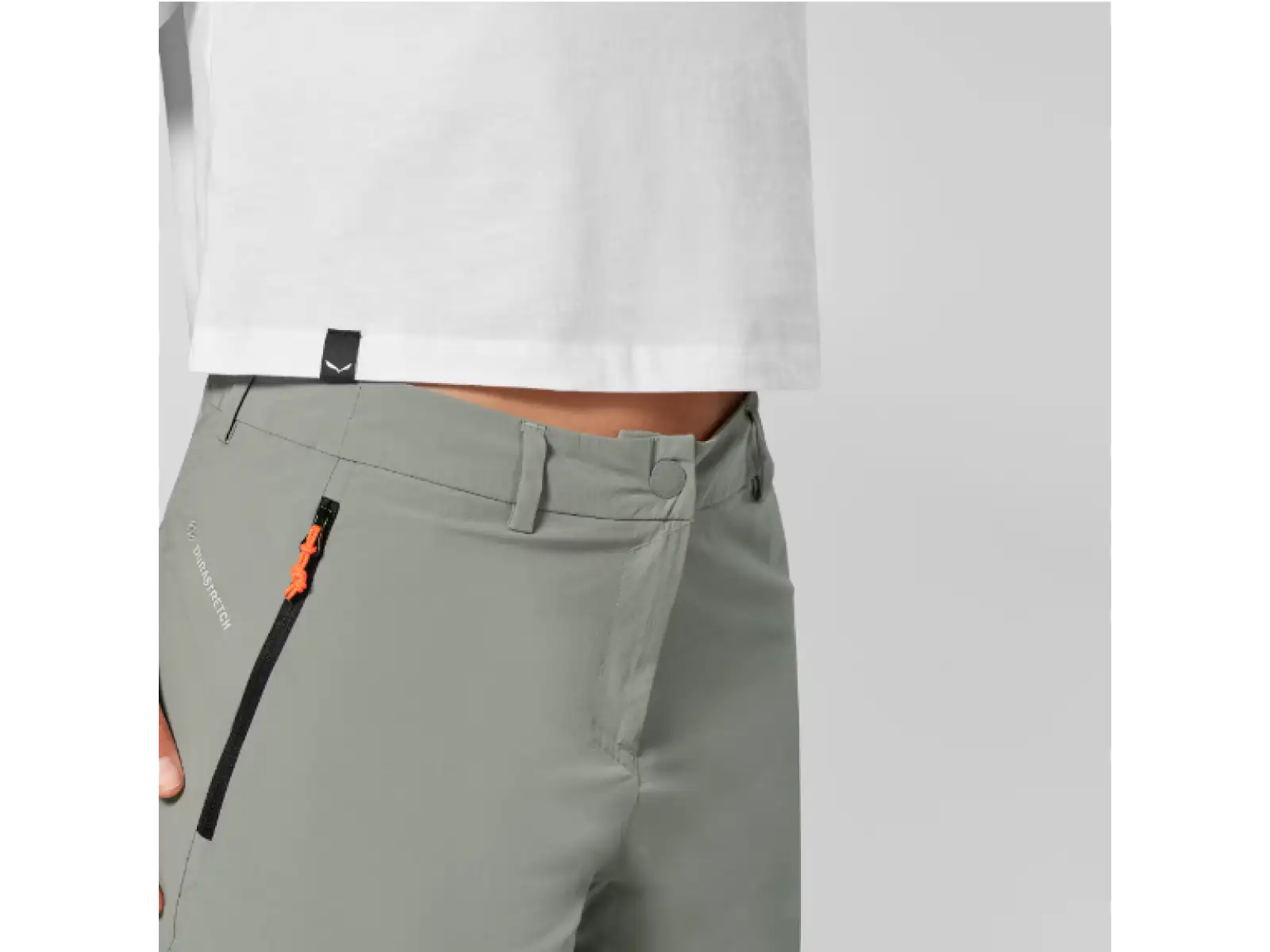 Salewa Puez Talvena Durastretch Damen Shorts Faded Green