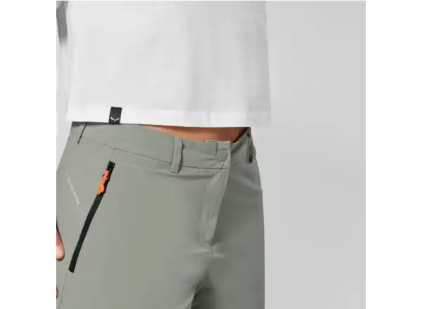 Salewa Puez Talvena Durastretch Damen Shorts Faded Green