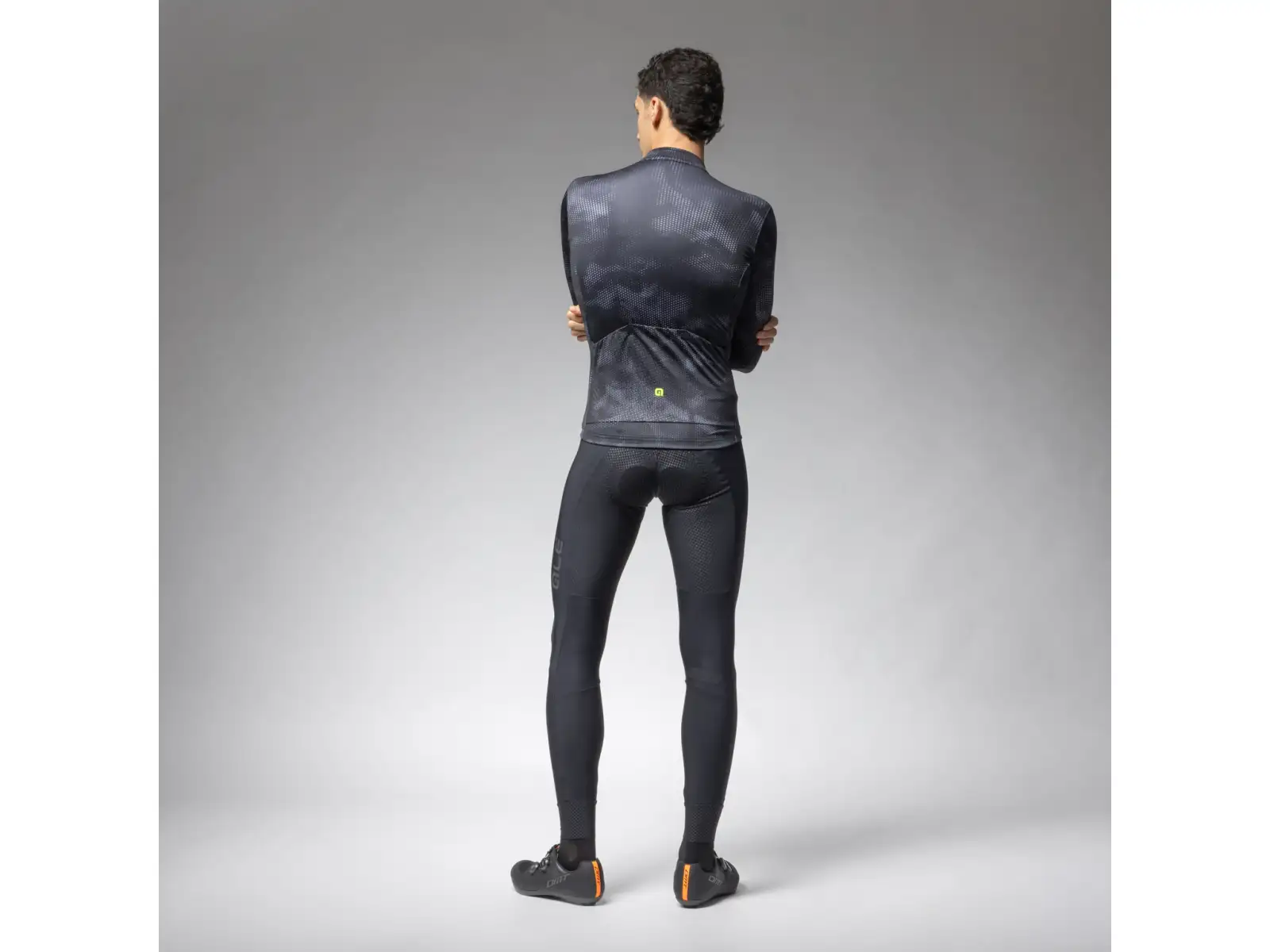 Alé PR-E Spray Herren Langarmtrikot schwarz
