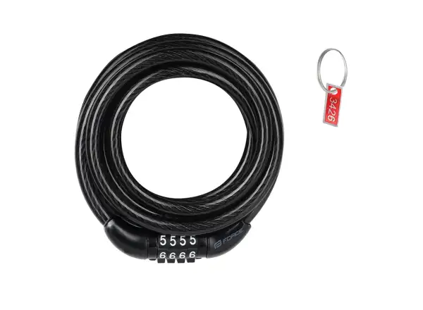 Force S8/1800 mm Zahlenschloss schwarz