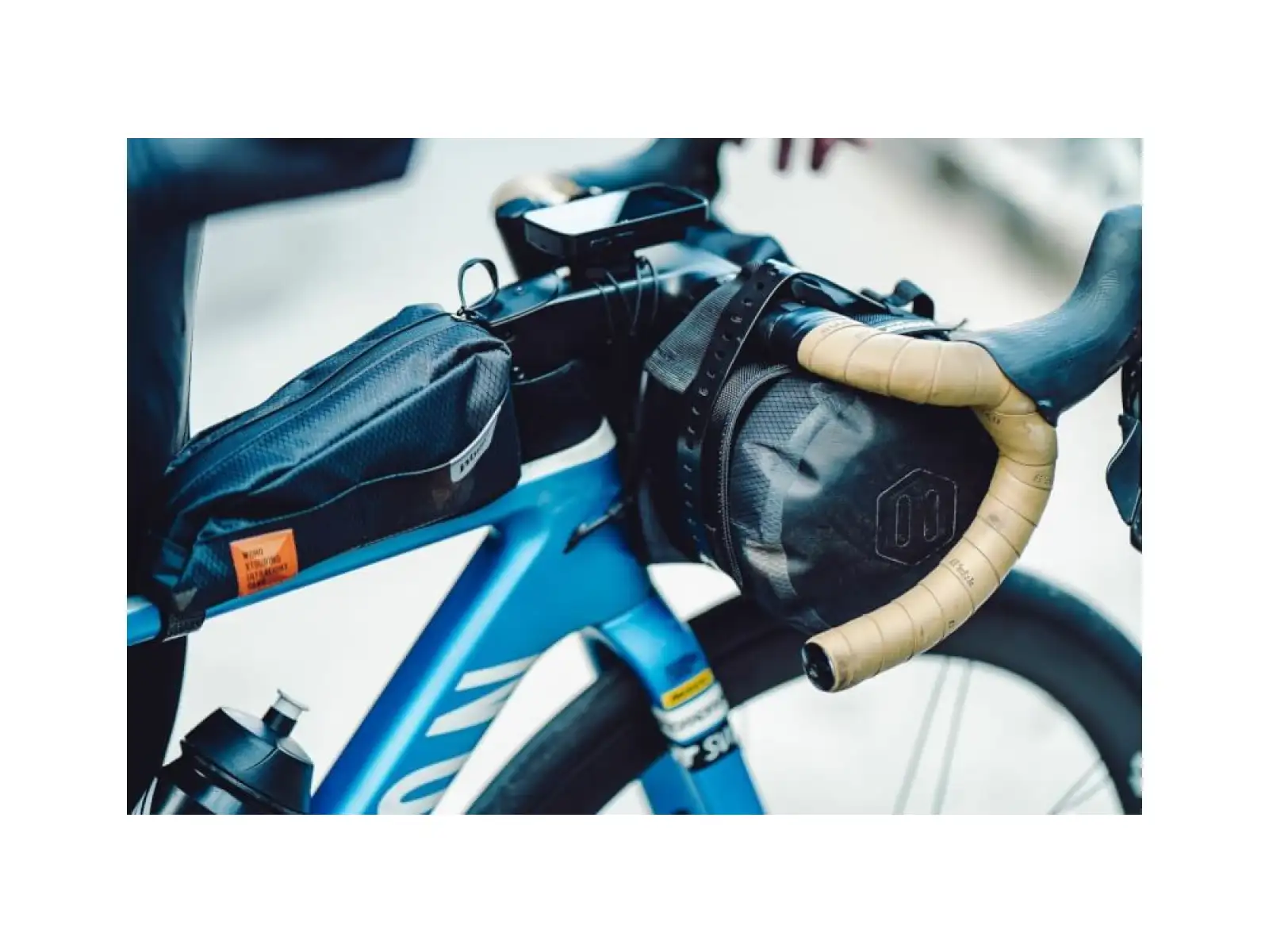 Woho X-Touring Top-Tube Tasche am Rahmen 850 ml Cyber-Camo Diamond Schwarz