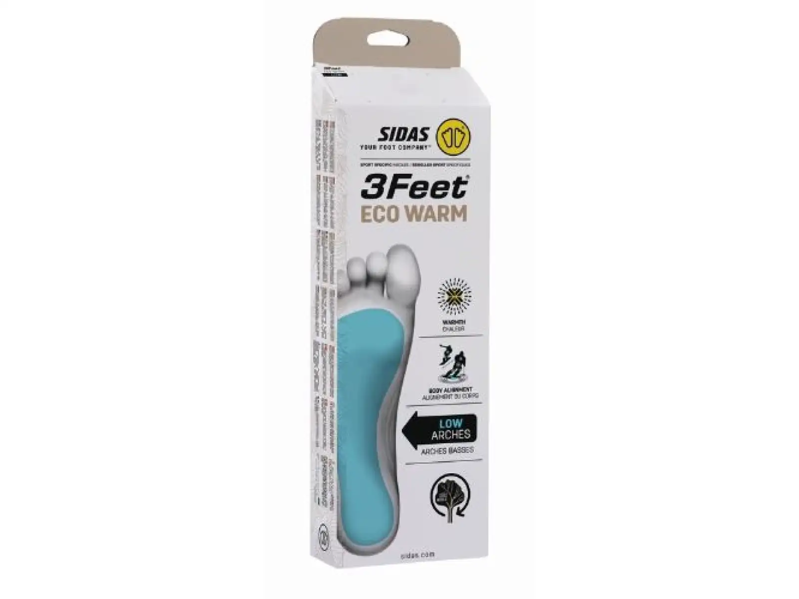 Sidas 3Feet Eco Warm Low Einlegesohlen für Schuhe