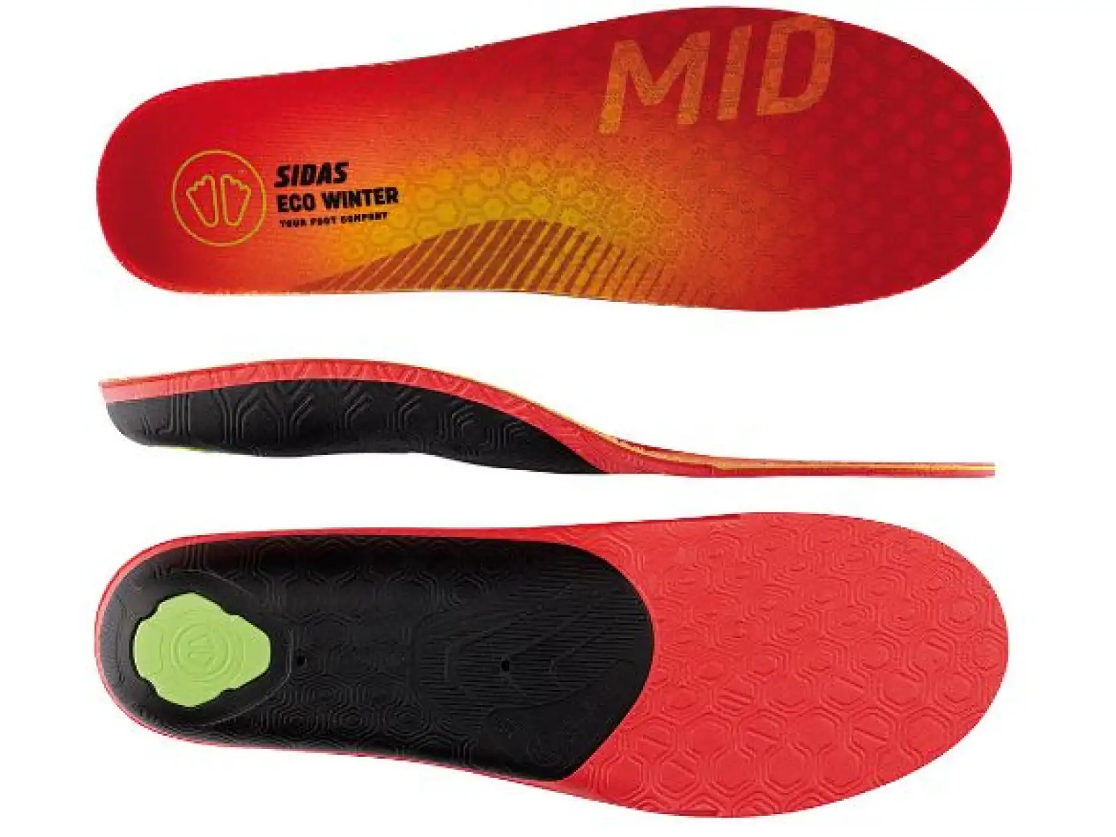 Sidas 3Feet Eco Winter Mid Einlegesohlen für Schuhe