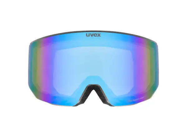 Uvex Lace Attract FM Skibrille black matt/ice - green