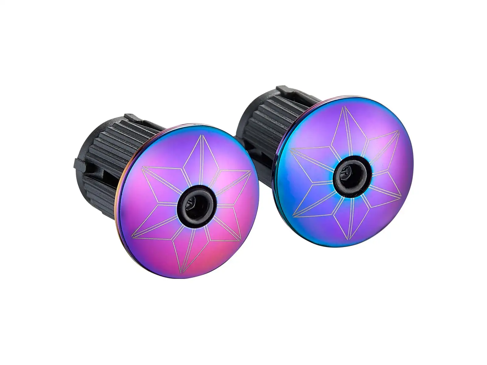 Supacaz Super Sticky Kush Galaxy Lenkerband Oil Slick/Oil Slick Plugz