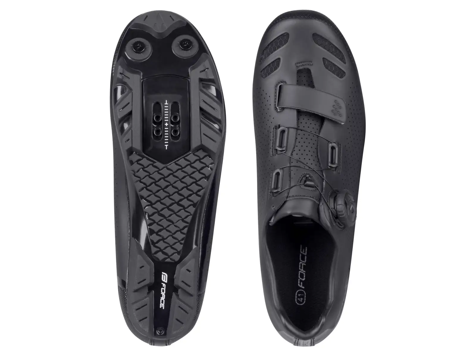 Force Hero Pro MTB Herren-Fahrradschuhe Schwarz