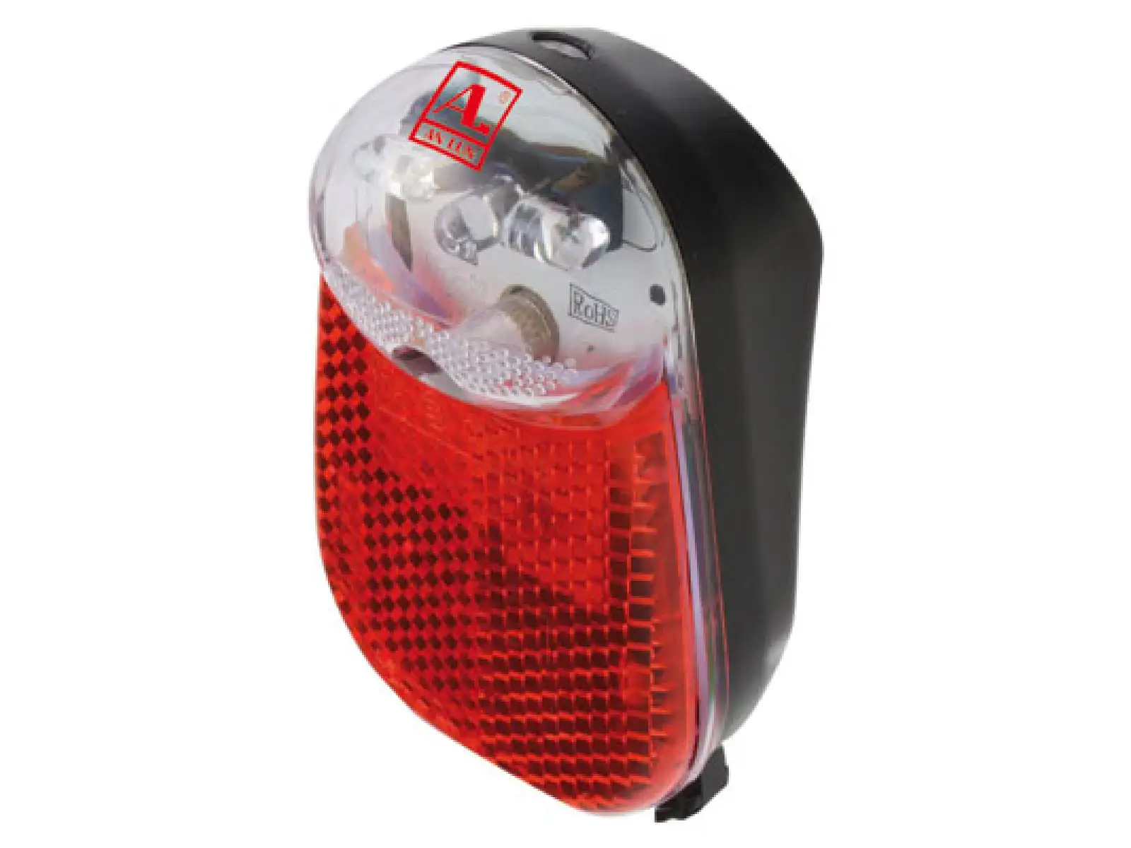 Rücklicht mit Reflektor und 3 LEDs für Dynamo