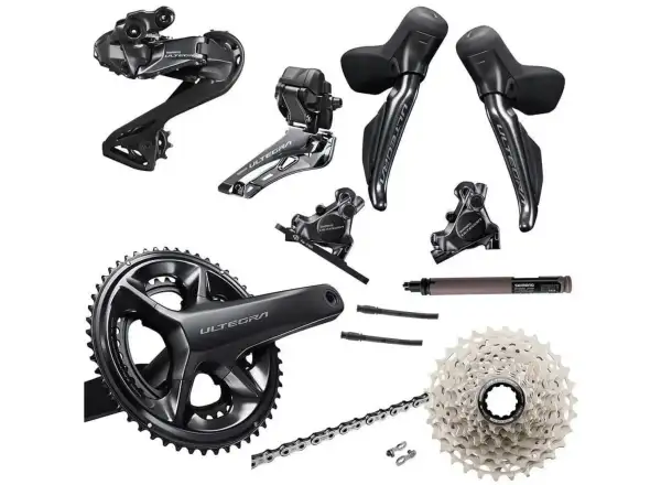 Shimano Ultegra Di2 R8170 Komplettset - Kurbeln 50/34Z, 175 mm, Kassette 11-34 Zähne